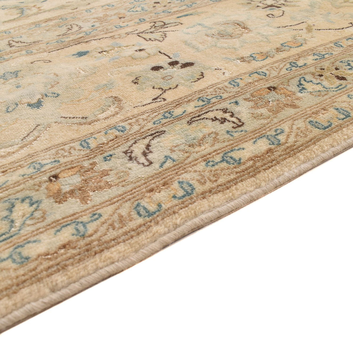 Persisk matta - Tabriz - Royal - 342 x 252 cm - ljusbeige