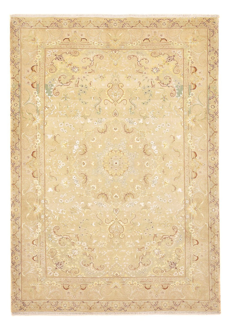 Persisk matta - Tabriz - Royal - 288 x 200 cm - ljusbeige