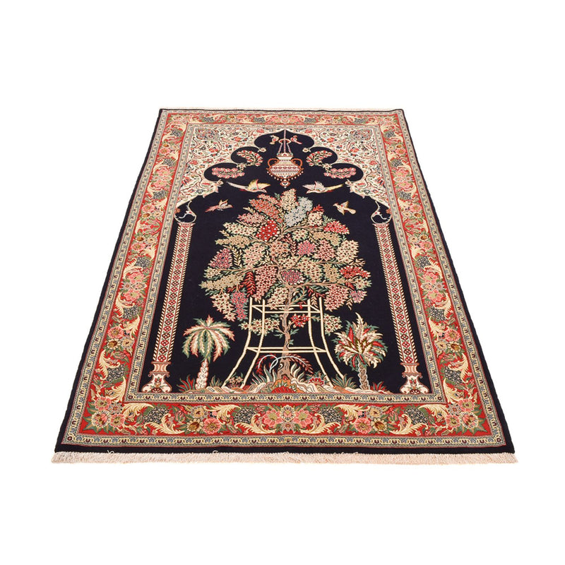 Persisk matta - Ghom - Kunglig - 218 x 135 cm - mörkblå