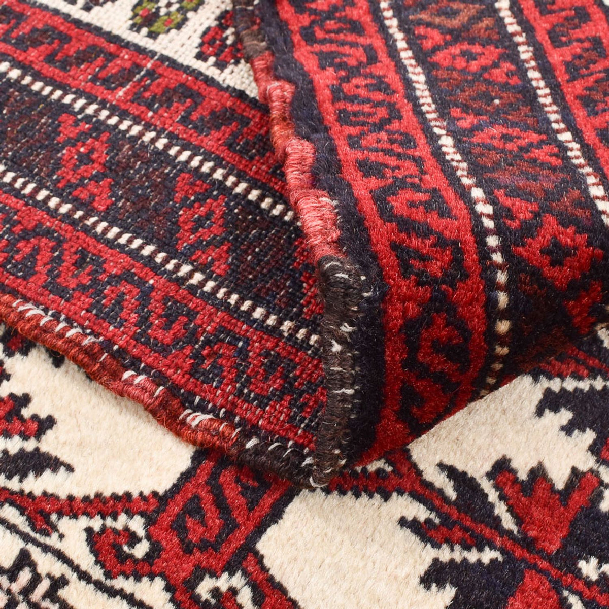 Baluch-matta - 128 x 100 cm - flerfärgad