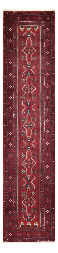 Runner Baluch-matta - 414 x 97 cm - röd