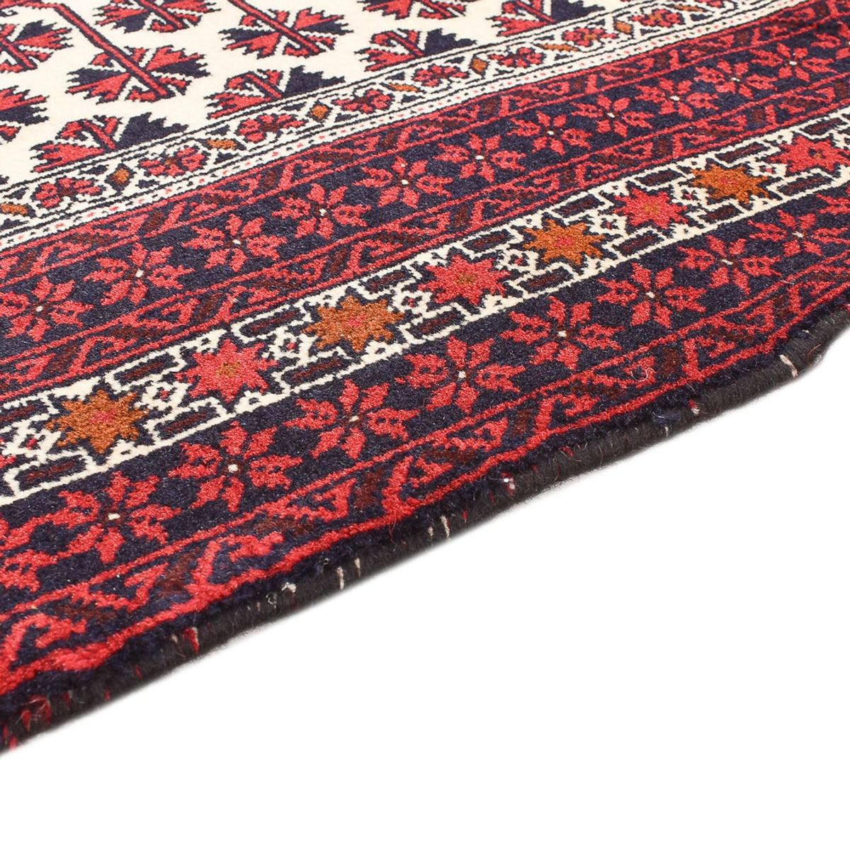 Baluch-matta - 143 x 99 cm - flerfärgad