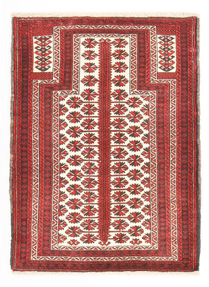 Baluch-matta - 137 x 100 cm - flerfärgad