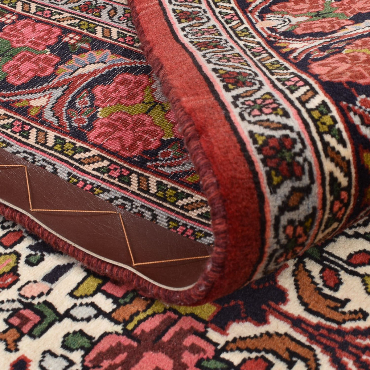 Persisk matta - Bijar - 214 x 142 cm - grädde