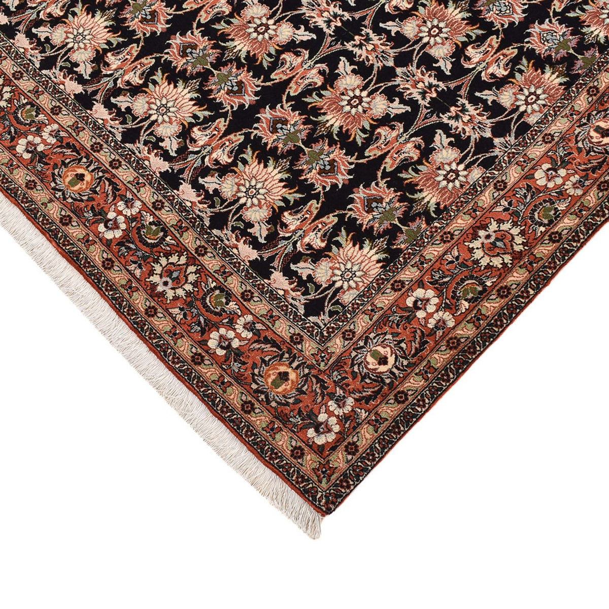 Persisk matta - Bijar - 223 x 140 cm - mörkblå