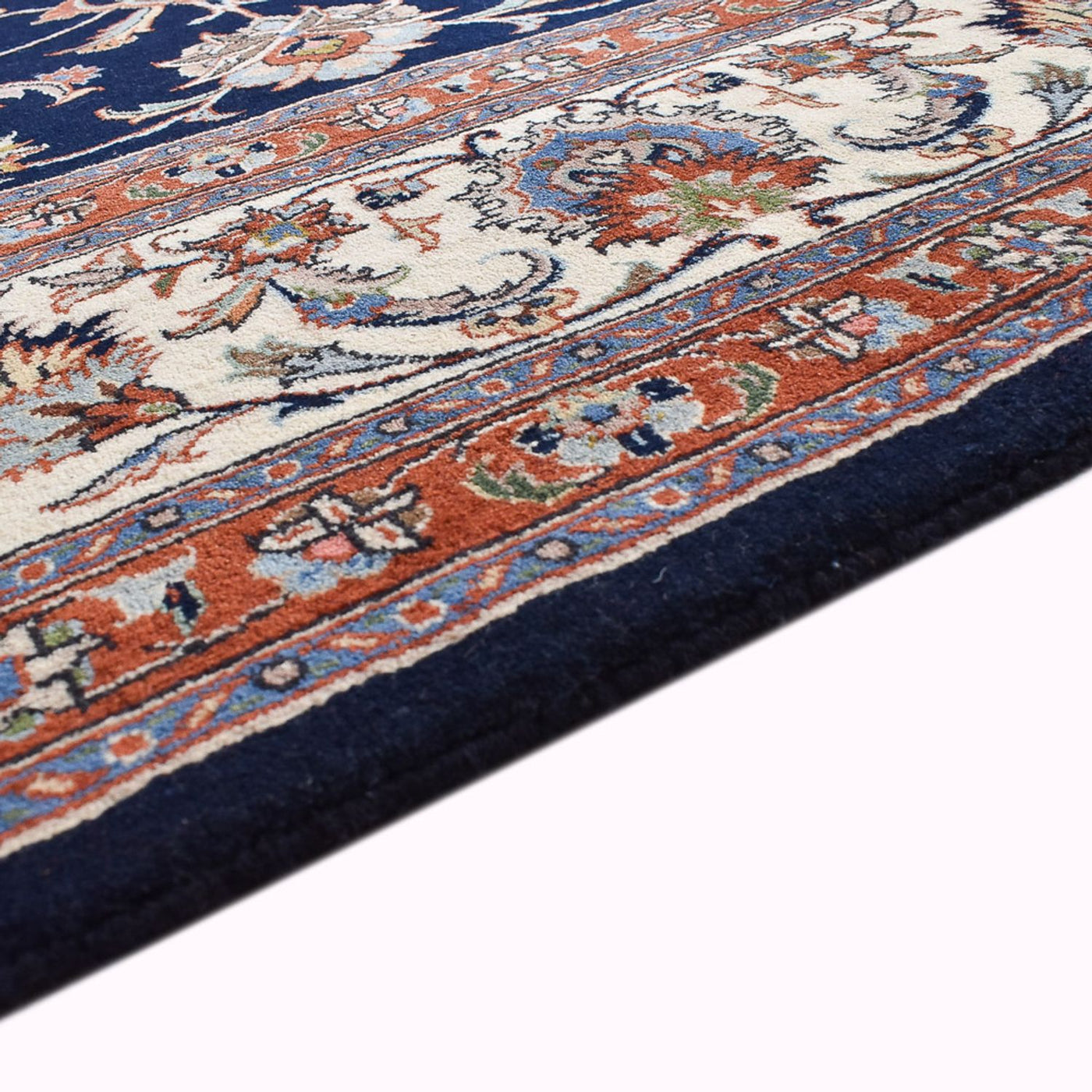 Persisk matta - Classic - Kungliga - 342 x 243 cm - mörkblå