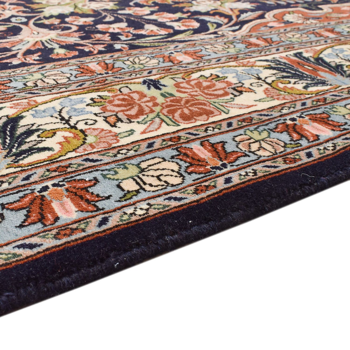 Persisk matta - Bijar - 304 x 200 cm - mörkblå