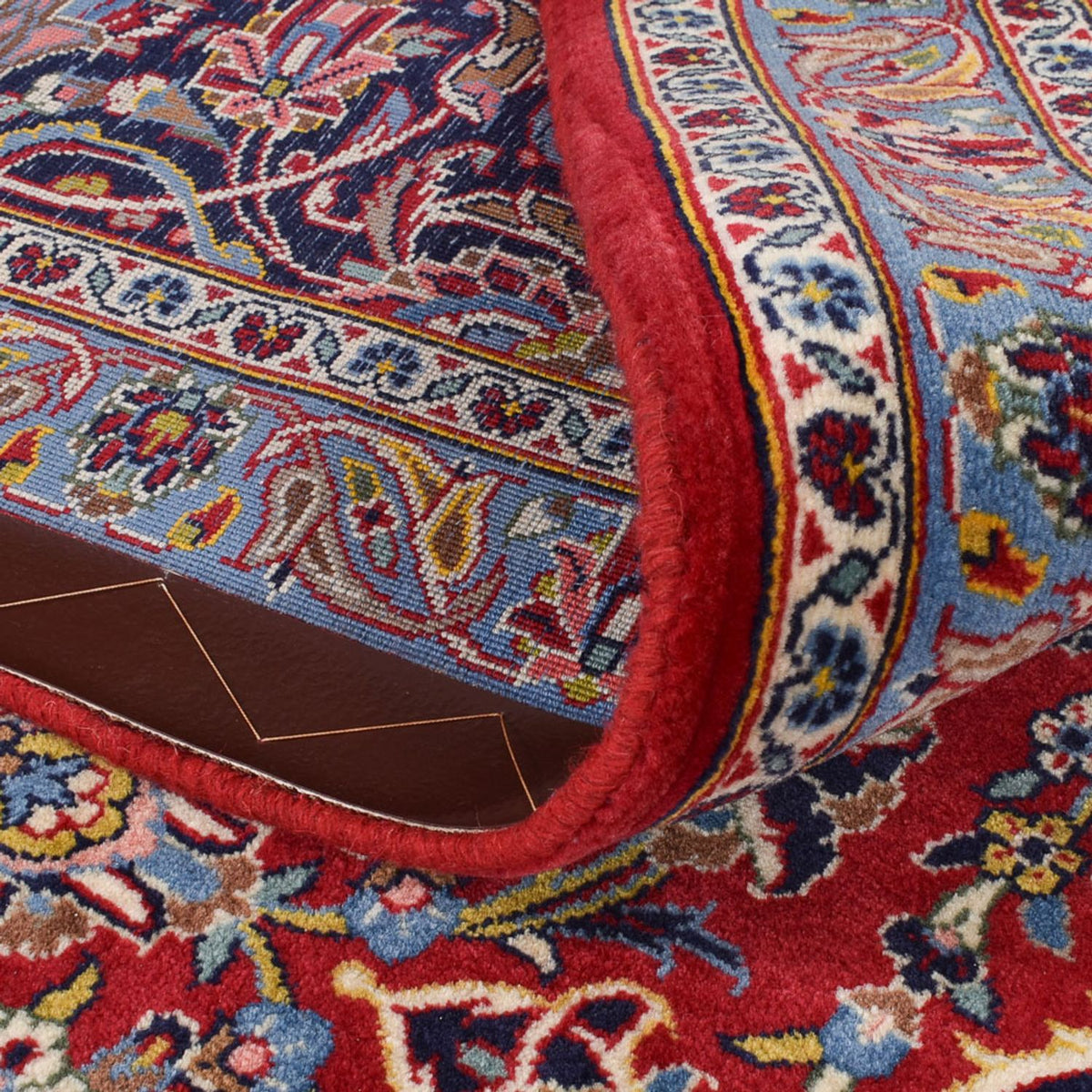 Persiska mattor - Keshan - 414 x 300 cm - röd