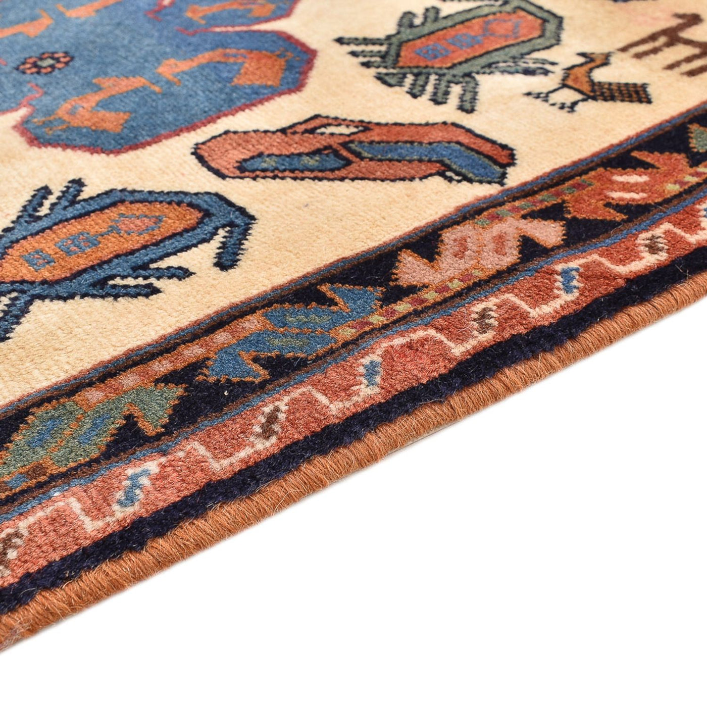 Gabbeh-matta - Kashkuli Persiska - 95 x 57 cm - flerfärgad