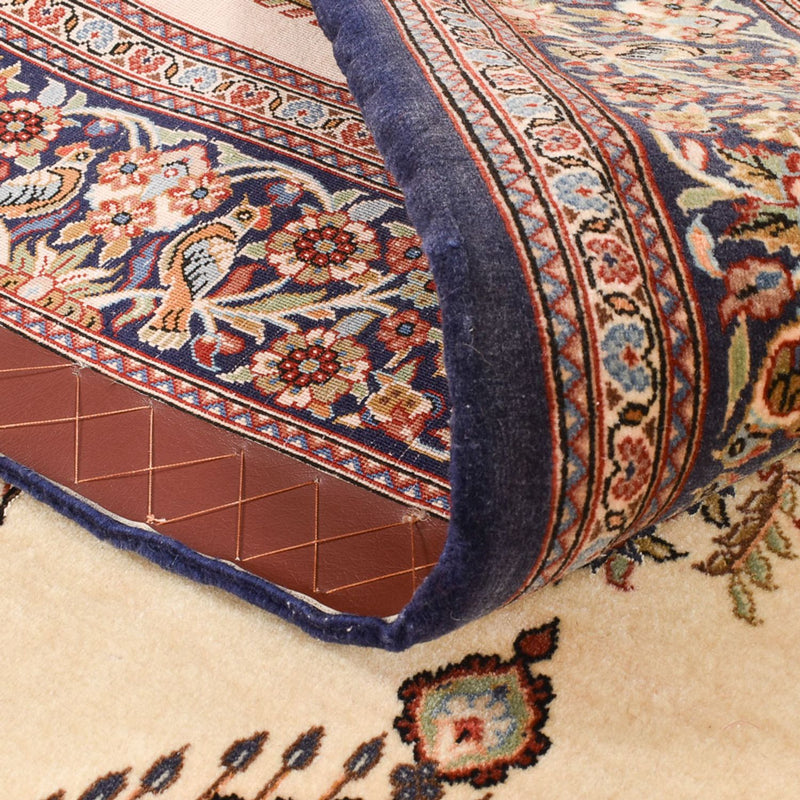 Persisk matta - Ghom - Kunglig - 204 x 132 cm - beige