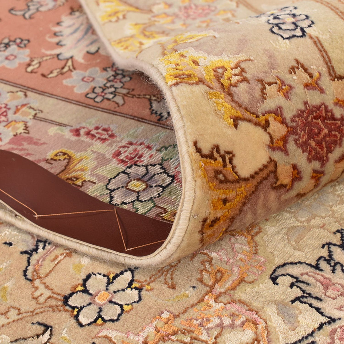 Persisk matta - Tabriz - Royal - 414 x 293 cm - guld