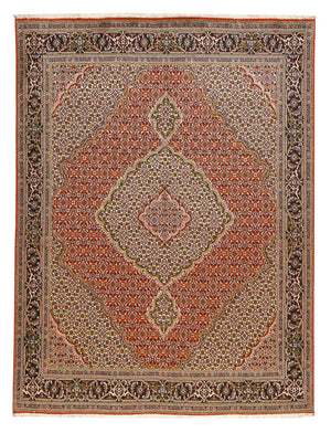 Persisk matta - Tabriz - Royal - 200 x 152 cm - röd