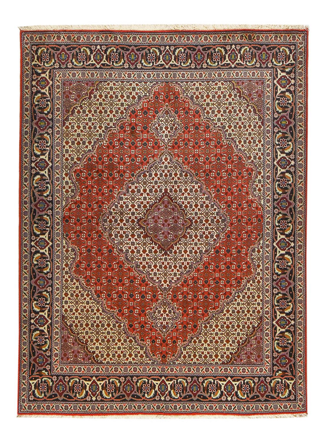 Persisk matta - Tabriz - Royal - 198 x 149 cm - röd