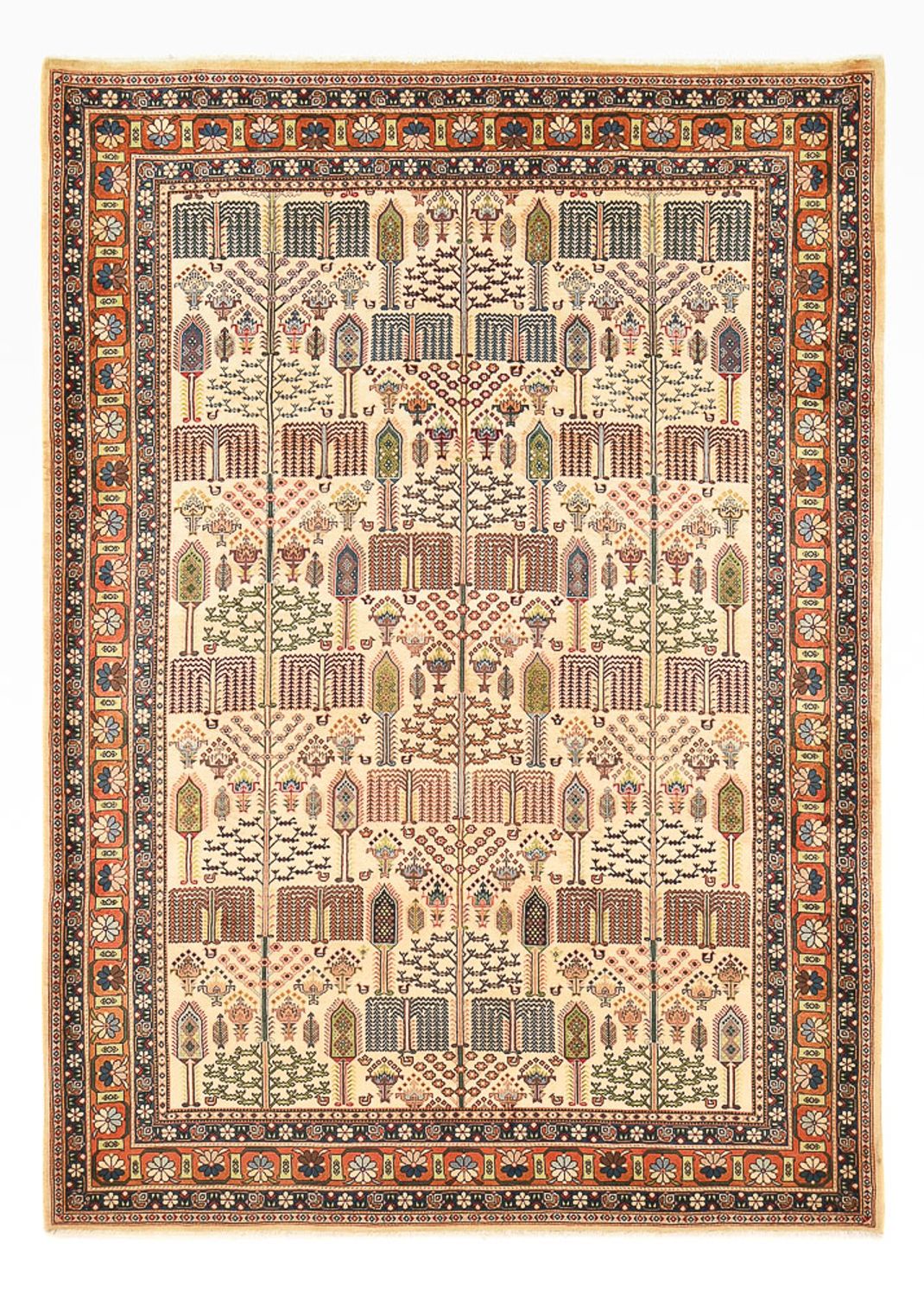 Gabbeh-matta - Kashkuli Persiska - 290 x 205 cm - ljusbeige