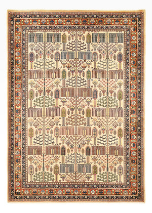 Gabbeh-matta - Kashkuli Persiska - 290 x 205 cm - ljusbeige
