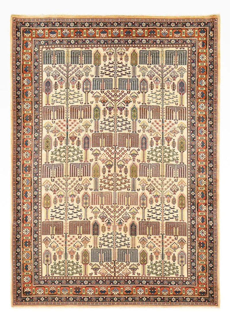 Gabbeh-matta - Kashkuli Persiska - 290 x 205 cm - ljusbeige