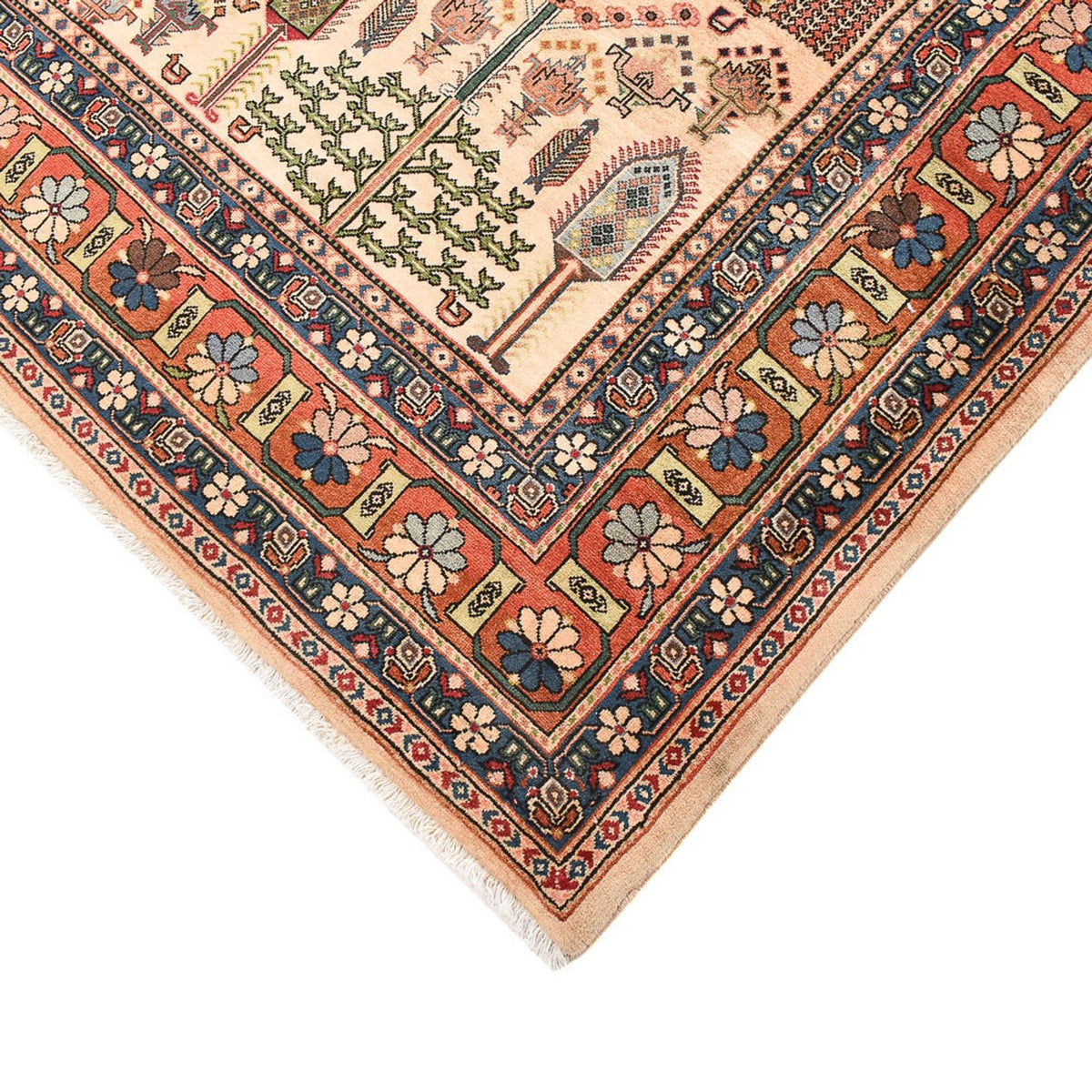 Gabbeh-matta - Kashkuli Persiska - 290 x 205 cm - ljusbeige