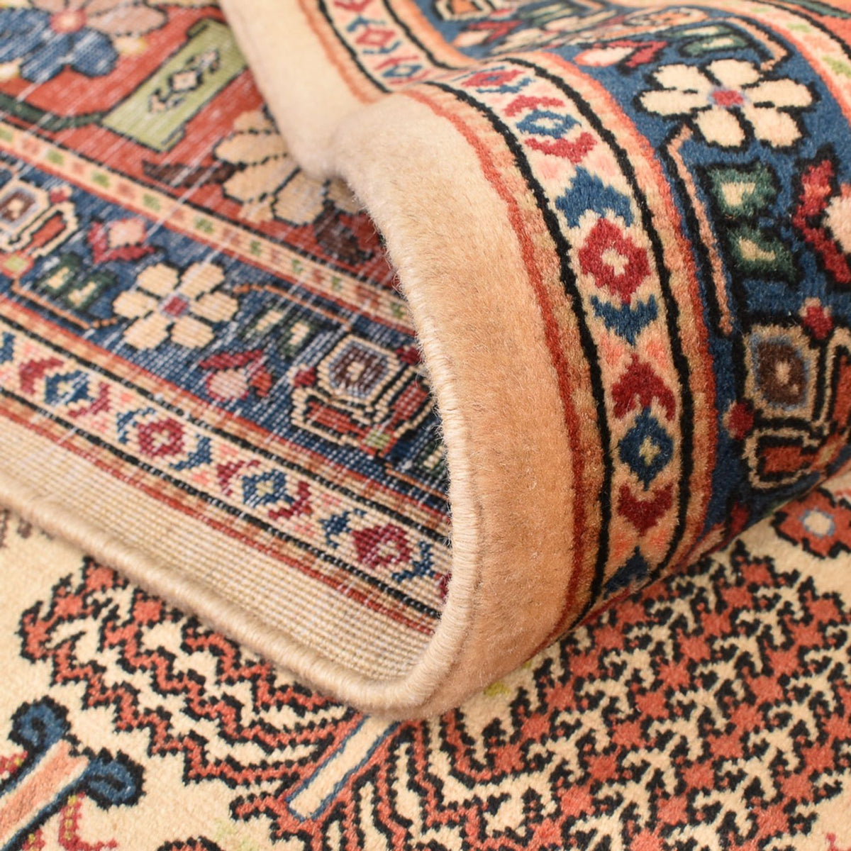 Gabbeh-matta - Kashkuli Persiska - 290 x 205 cm - ljusbeige