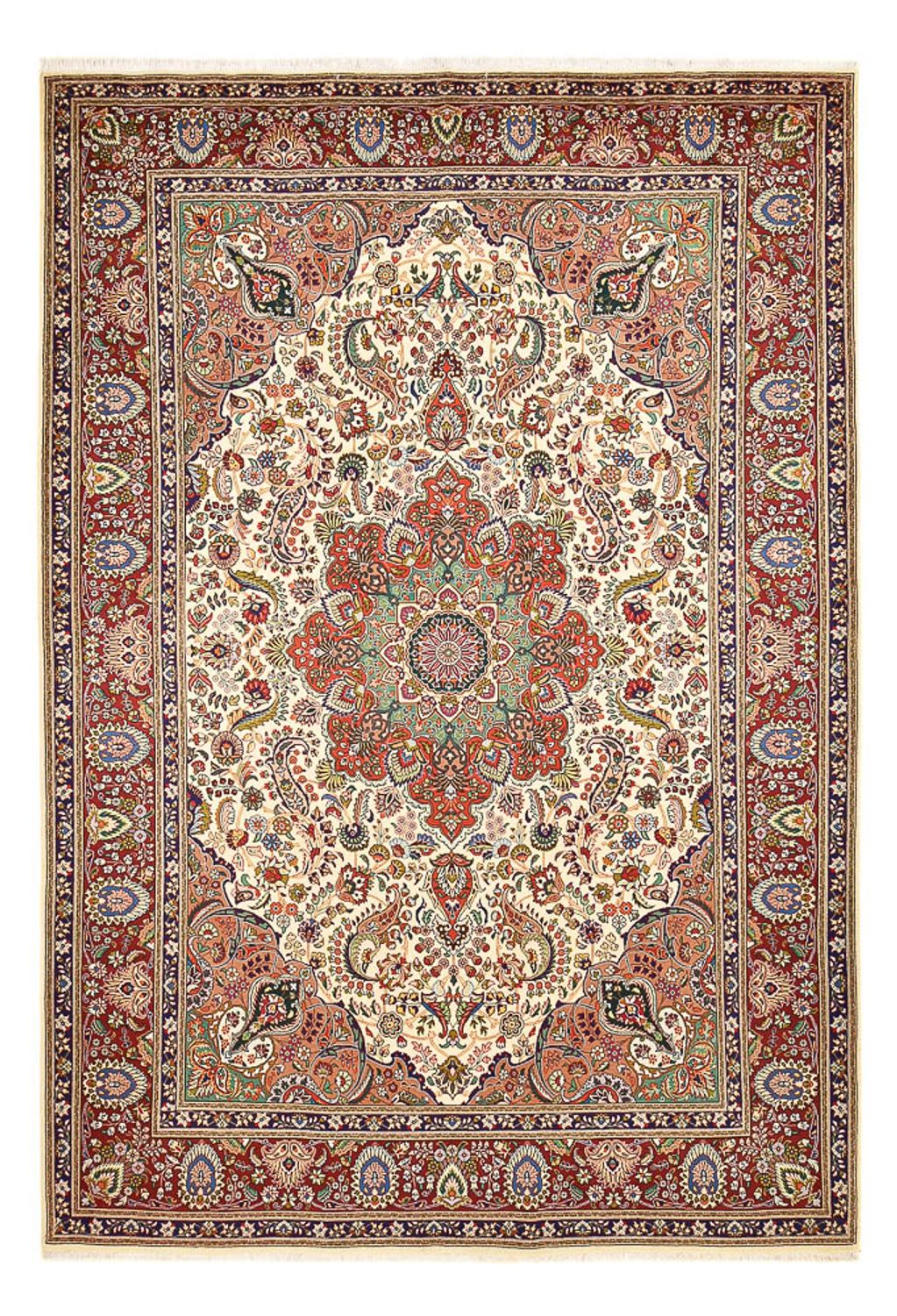 Persisk matta - Tabriz - Royal - 367 x 252 cm - beige
