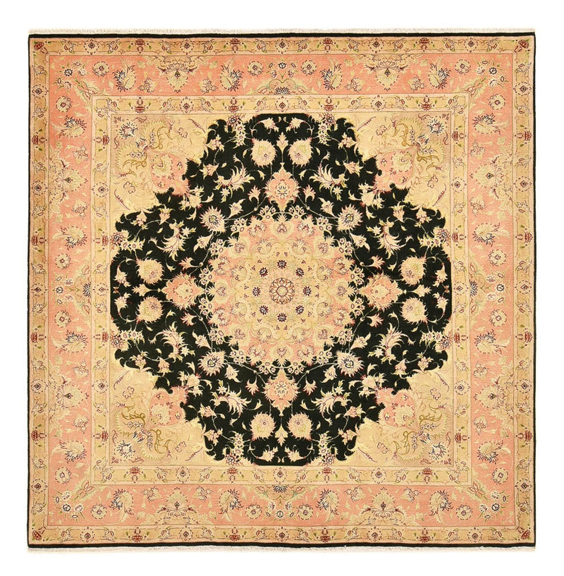 Persisk matta - Tabriz - Royal kvadrat  - 202 x 196 cm - mörkblå