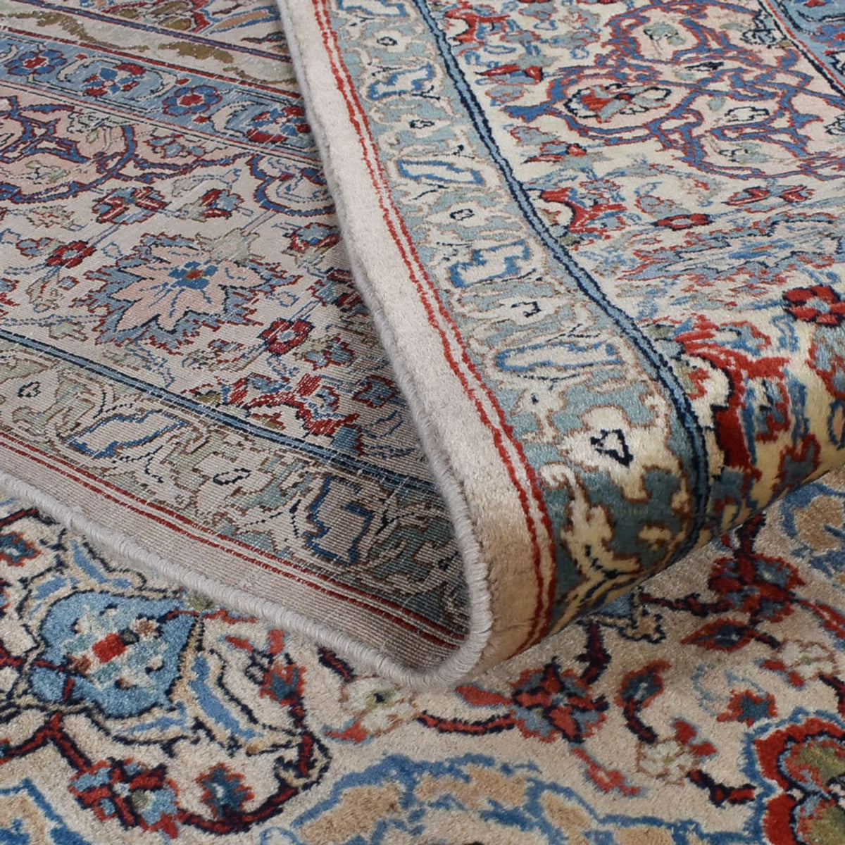 Persiska mattor - Keshan - Kungliga - 396 x 304 cm - sand