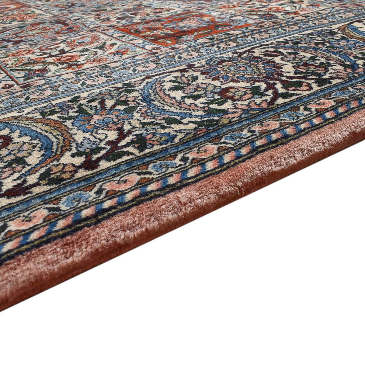 Persisk matta - Nomadic - 348 x 258 cm - ljusblå