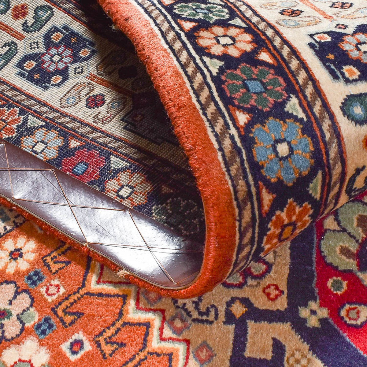 Persisk matta - Nomadic - 298 x 198 cm - flerfärgad