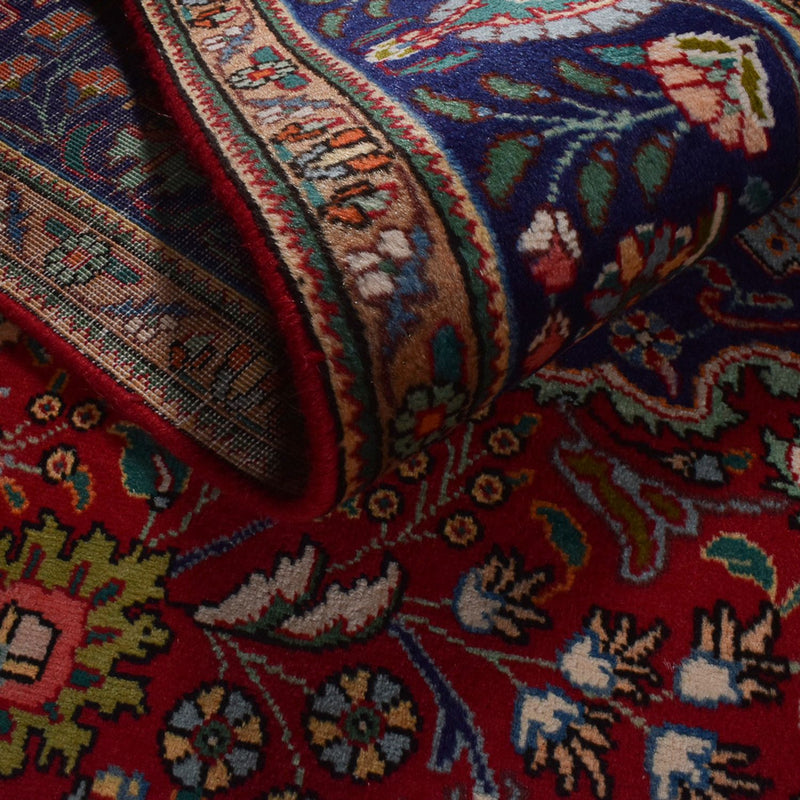 Persisk matta - Tabriz - 290 x 203 cm - bordeaux röd