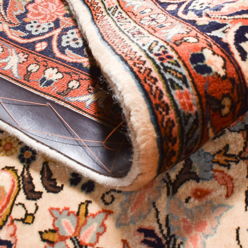 Persisk matta - Bijar - 292 x 179 cm - ljusbeige