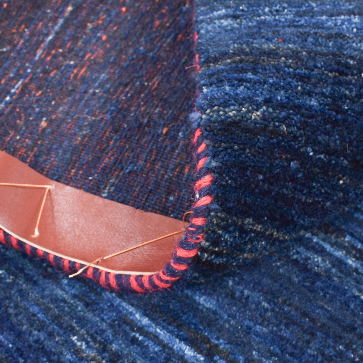 Gabbeh-matta - Loribaft Persian - 143 x 119 cm - mörkblå