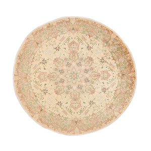 Persisk matta - Tabriz - Royal runt  - 200 x 200 cm - beige