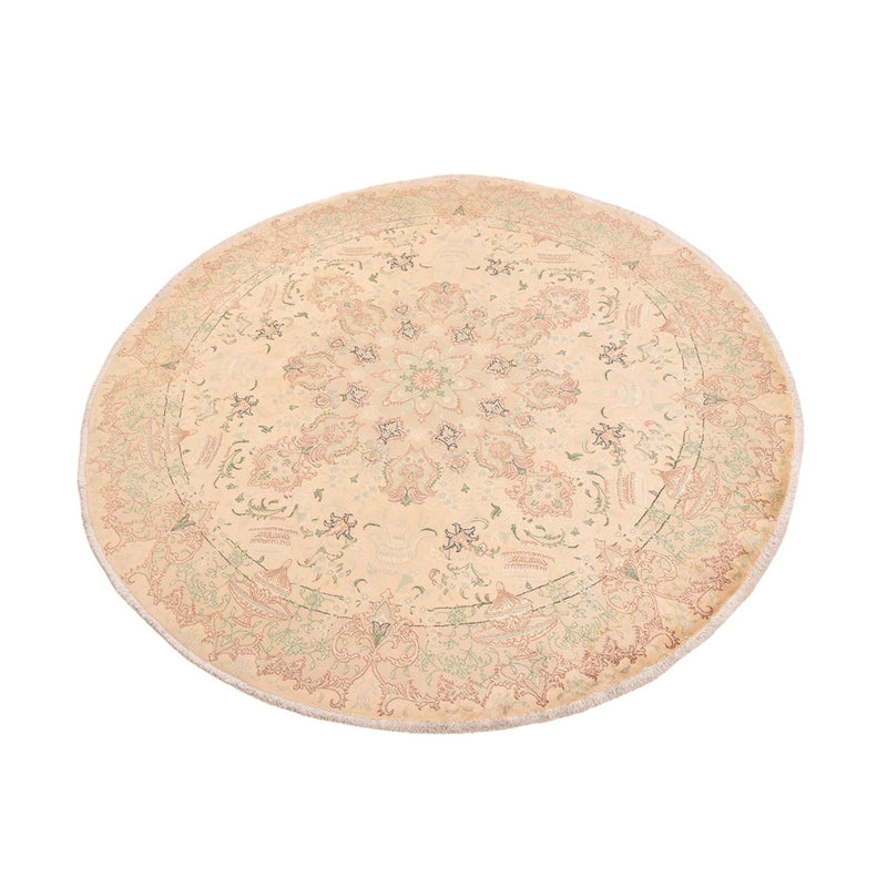 Persisk matta - Tabriz - Royal runt  - 200 x 200 cm - beige