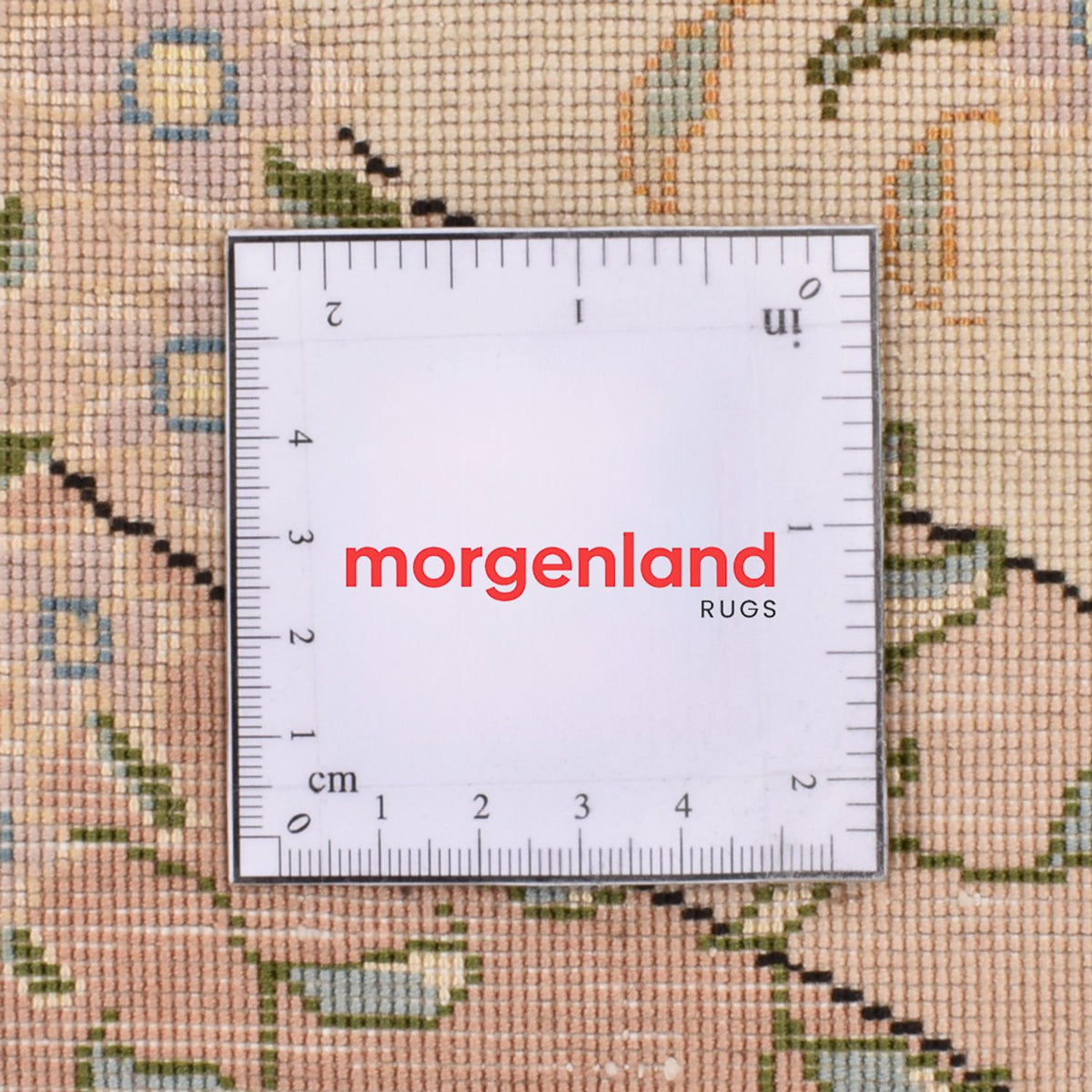 Persisk matta - Tabriz - Royal runt  - 200 x 200 cm - beige