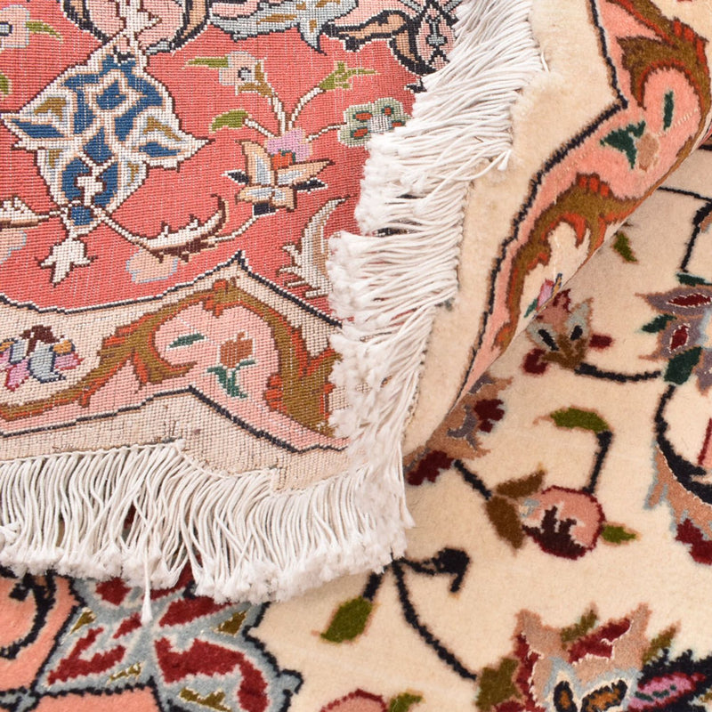 Persisk matta - Tabriz - Royal runt  - 200 x 200 cm - flerfärgad