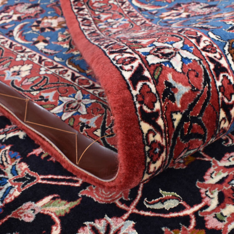 Persisk matta - Bijar - 402 x 307 cm - mörkblå