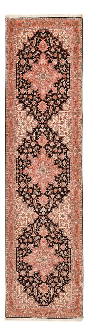 Runner Persisk matta - Tabriz - Royal - 352 x 90 cm - ljusröd