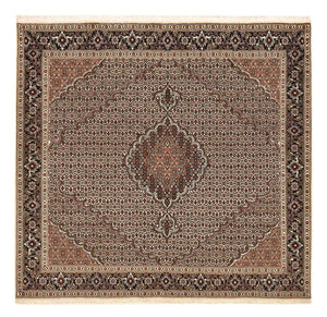 Persisk matta - Tabriz - Royal kvadrat  - 202 x 200 cm - brun