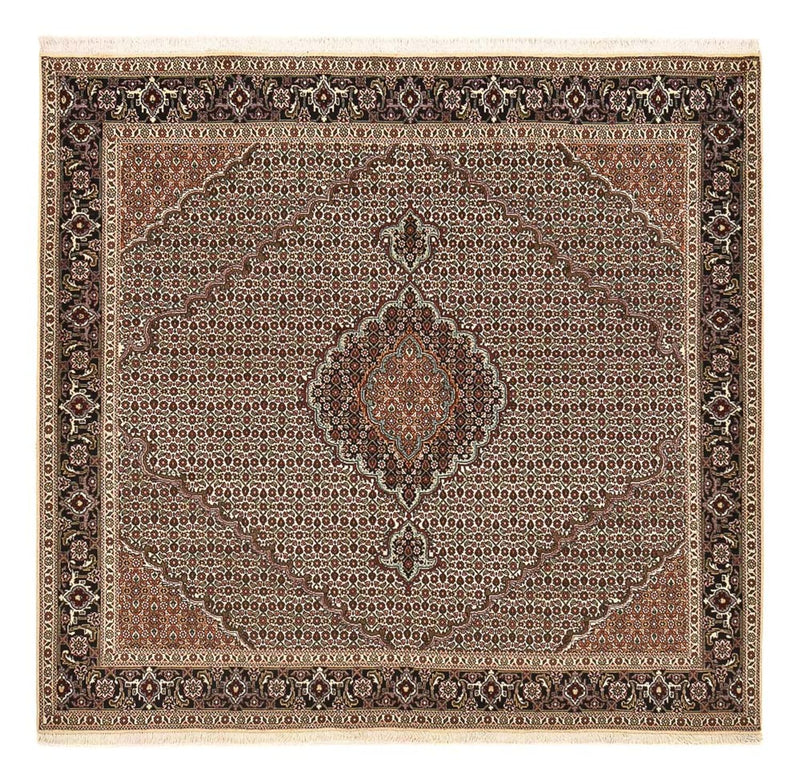 Persisk matta - Tabriz - Royal kvadrat  - 202 x 200 cm - brun