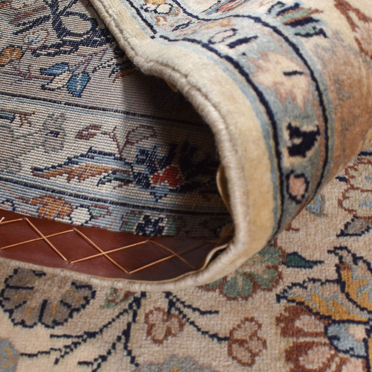 Persiska mattor - Keshan - 342 x 247 cm - sand