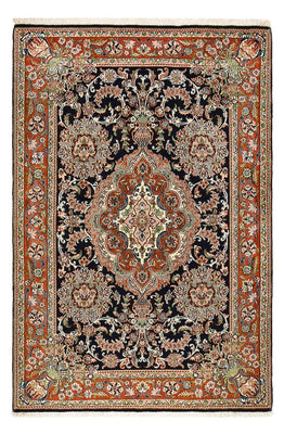 Persisk matta - Ghom - Kunglig - 208 x 137 cm - mörk beige