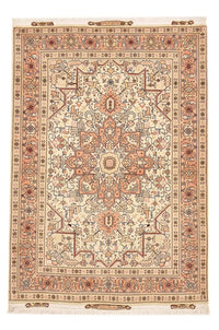 Persisk matta - Tabriz - Royal - 151 x 106 cm - ljusbeige