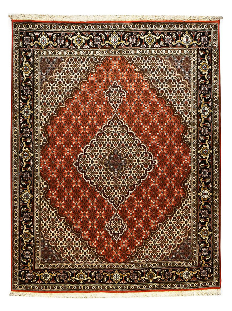Persisk matta - Tabriz - Royal - 194 x 153 cm - röd