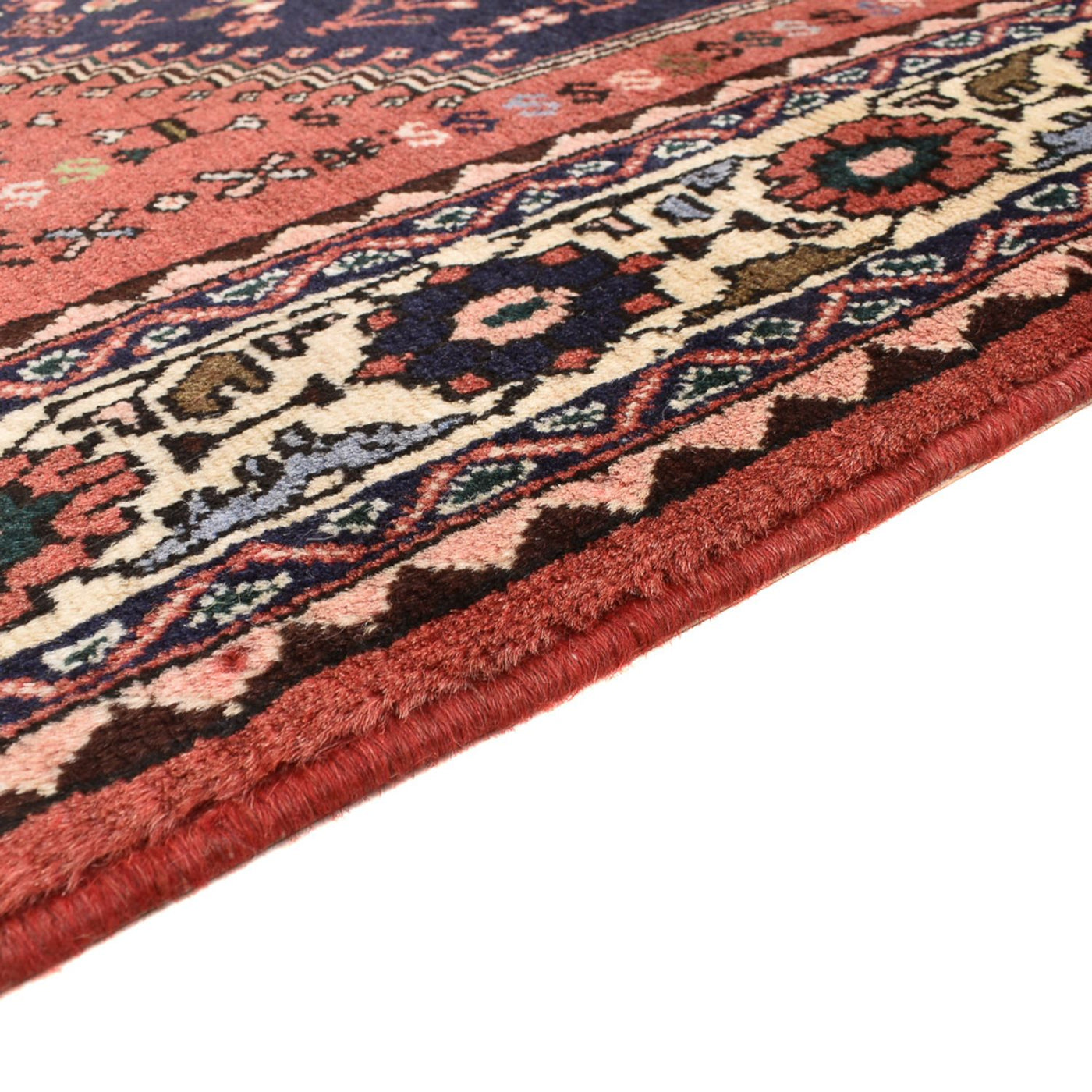 Persisk matta - Nomadic kvadrat  - 203 x 196 cm - ljusröd
