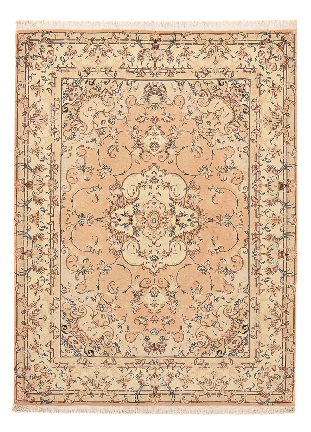 Persisk matta - Tabriz - Royal - 203 x 153 cm - karamell