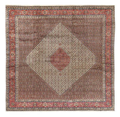 Persisk matta - Bijar kvadrat  - 400 x 400 cm - rost