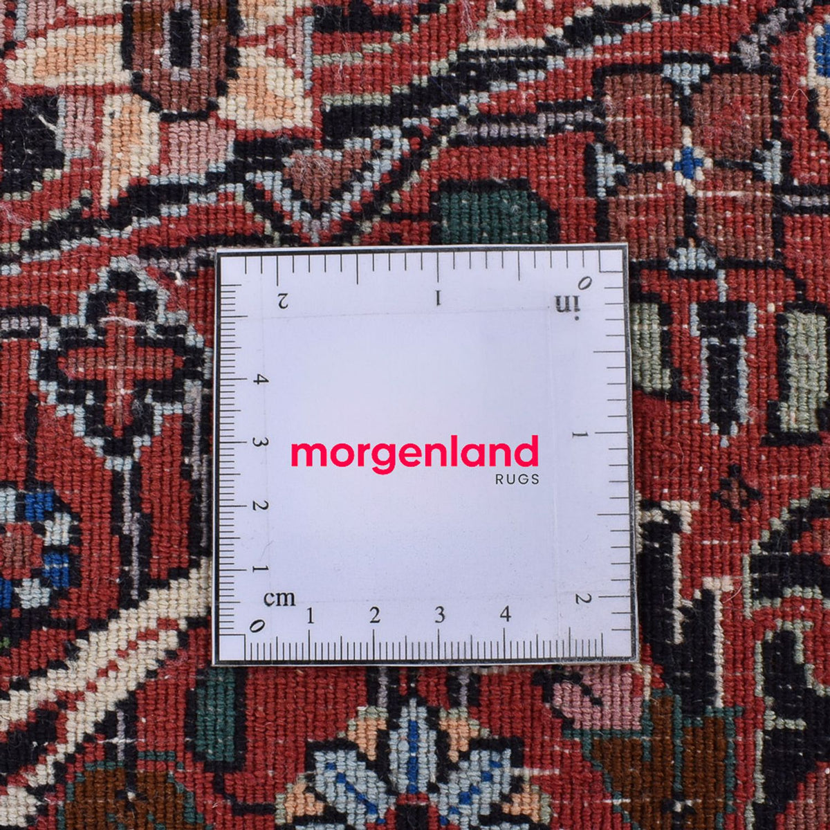 Persisk matta - Bijar runt  - 300 x 300 cm - ljusröd