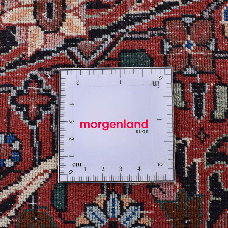 Persisk matta - Bijar runt  - 300 x 300 cm - ljusröd