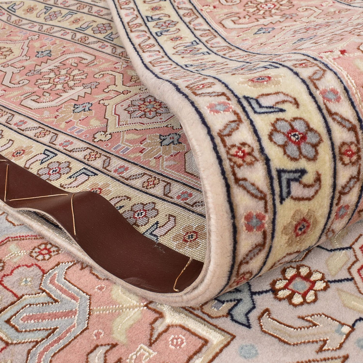 Persisk matta - Tabriz - Royal - 292 x 205 cm - ljusröd