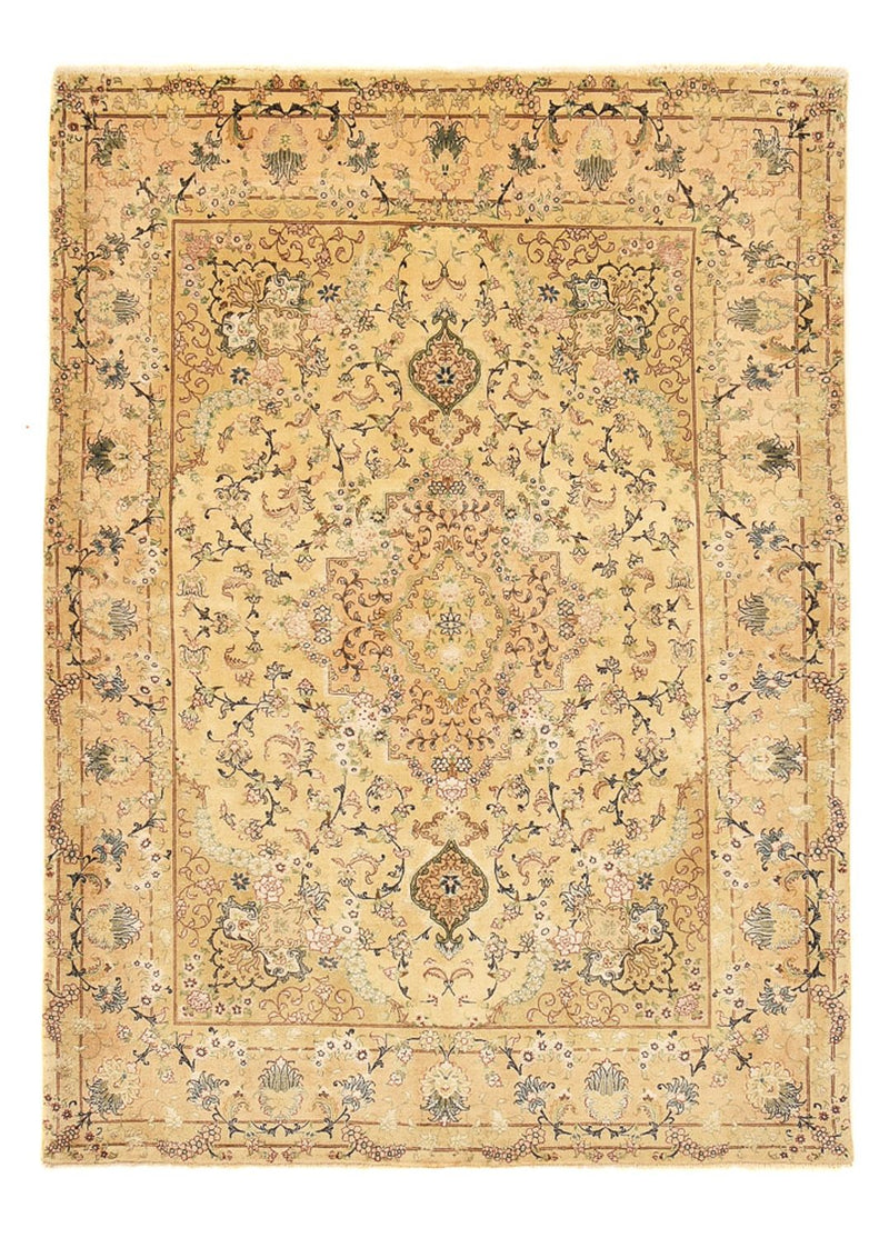 Persisk matta - Tabriz - Royal - 198 x 148 cm - karamell