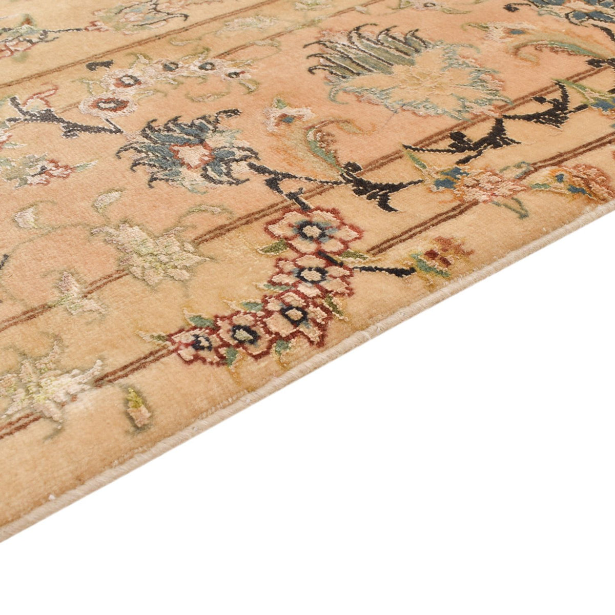 Persisk matta - Tabriz - Royal - 198 x 148 cm - karamell